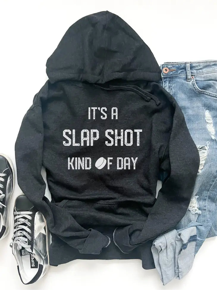 HOCKEY - Slap Shot Kind of Day Hoodie