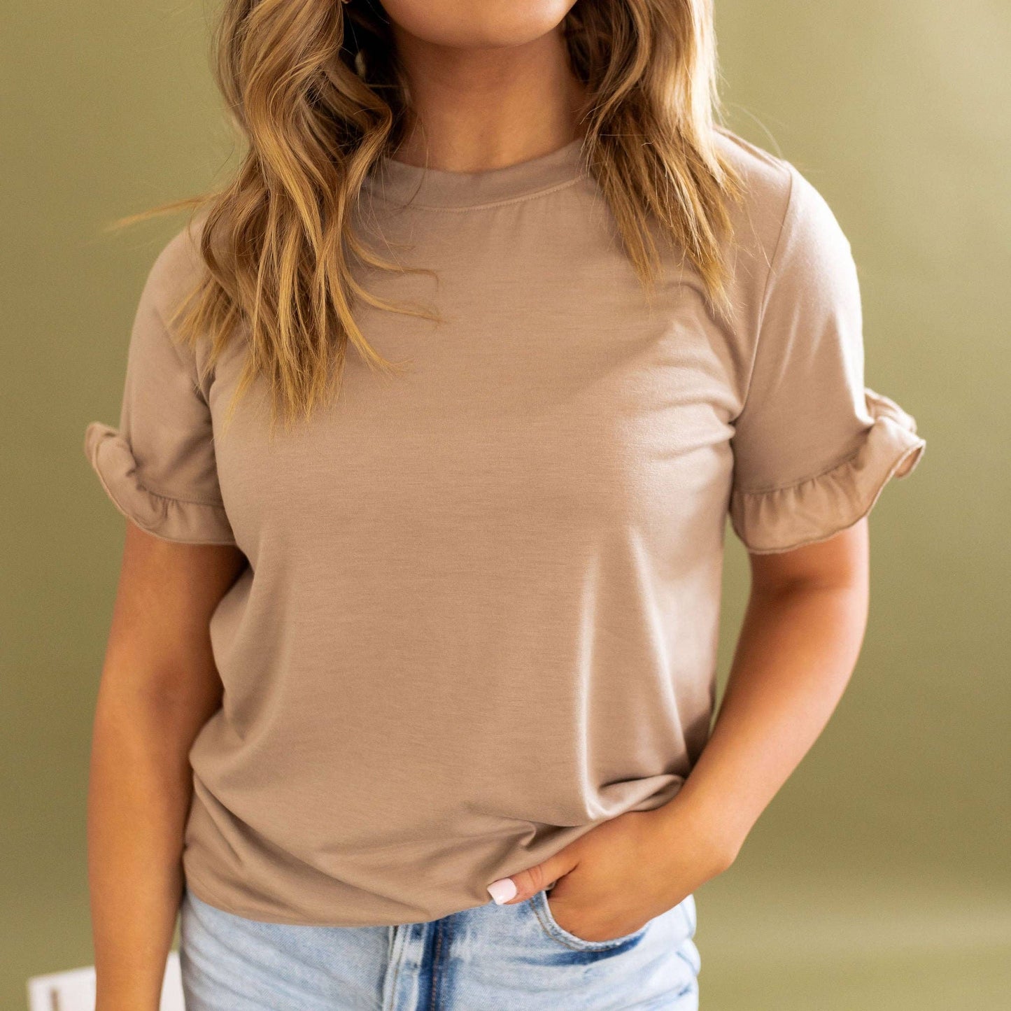 Darcy Top - Taupe