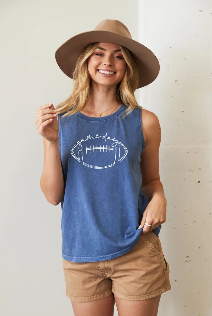 PRE-ORDER: FOOTBALL Game Day Mineral Graphic Tank