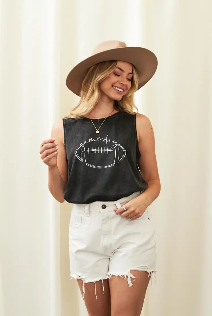 PRE-ORDER: FOOTBALL Game Day Mineral Graphic Tank