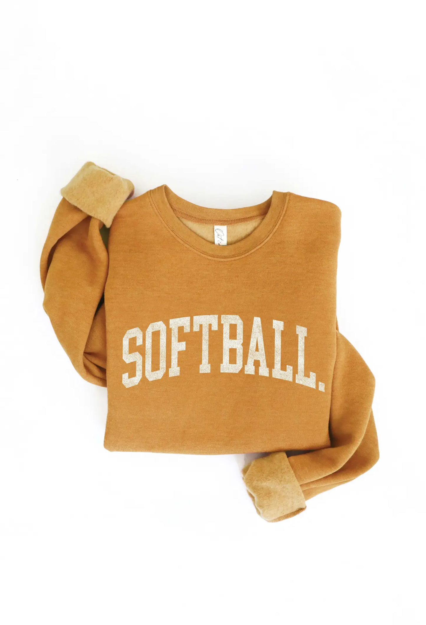 SOFTBALL - Graphic Sweatshirt - Heather Mustard